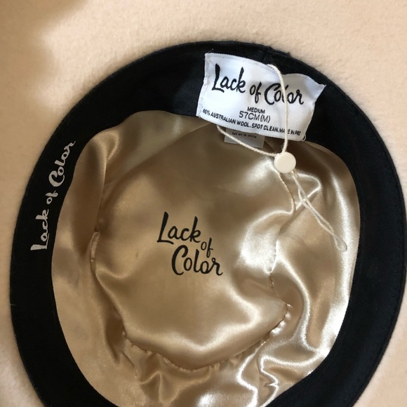 Lack of color Juno hat in cream, size medium - Picture 2 of 3